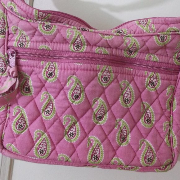 Vera Bradley Bermuda Pink 2005 Crossbody Purse - Picture 2 of 5